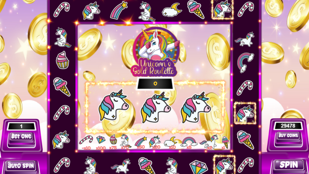 Unicorns Gold Roulette by Casino_Games_SL CodeCanyon